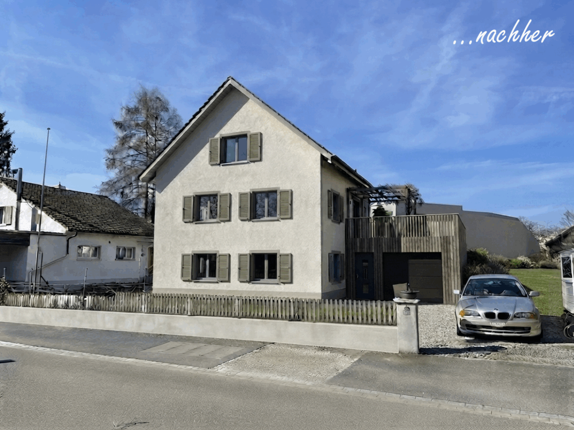 Überbauung Akazienweg 16 Frauenfeld (Rückbau best. EFH) Neubau 4 Eigentumswohnungen