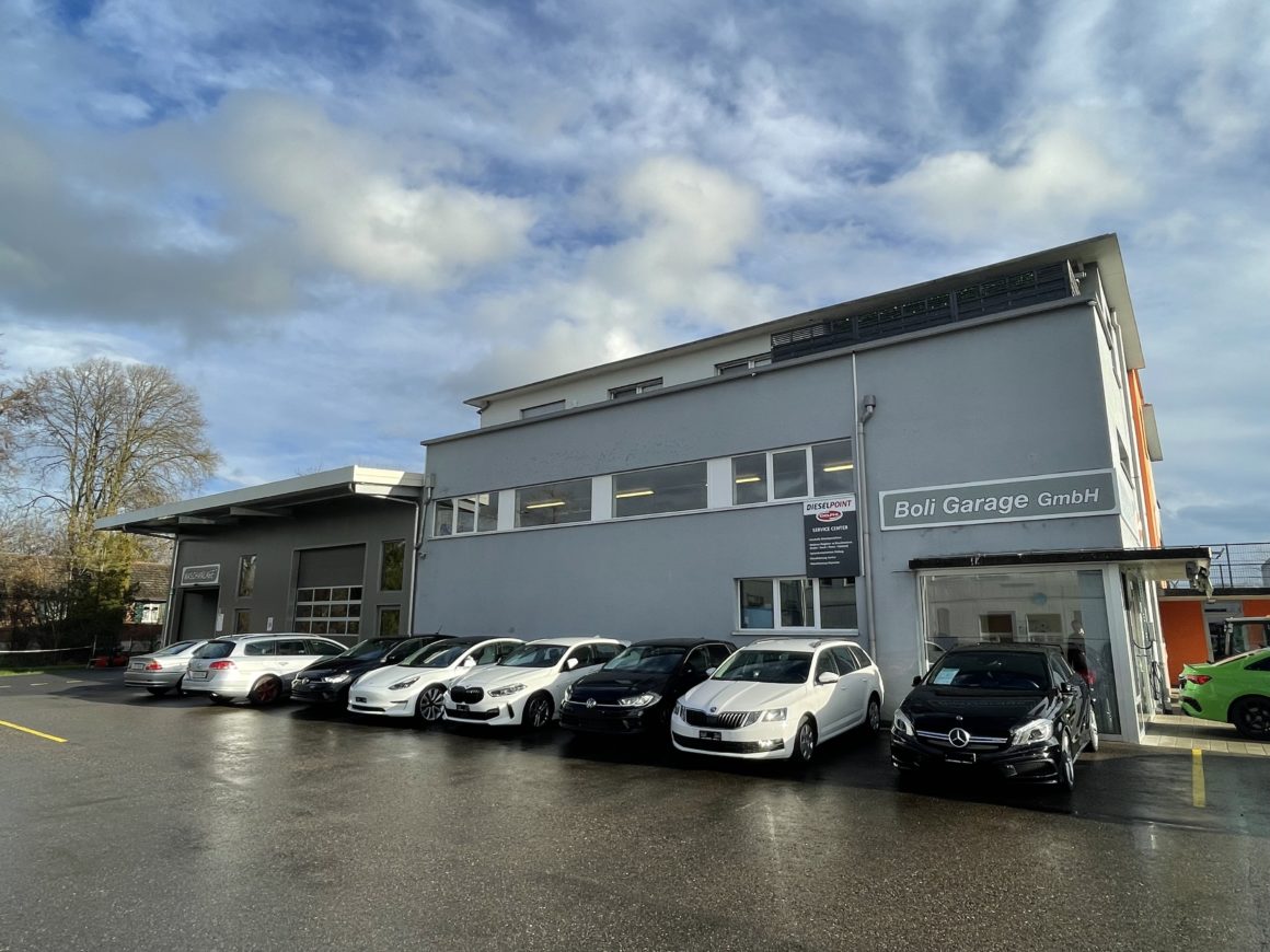 Anbau Waschanlage für Autohändler an best. Werkstatthalle Ellikon a.d. Thur