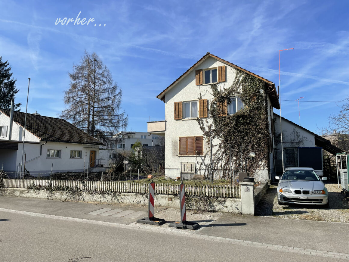 Überbauung Akazienweg 16 Frauenfeld (Rückbau best. EFH) Neubau 4 Eigentumswohnungen