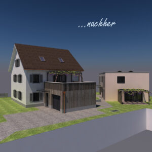 Überbauung Akazienweg 16 Frauenfeld (Rückbau best. EFH) Neubau 4 Eigentumswohnungen Überbauung Akazienweg 16 Frauenfeld (Rückbau best. EFH) Neubau 4 Eigentumswohnungen