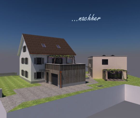 Überbauung Akazienweg 16 Frauenfeld (Rückbau best. EFH) Neubau 4 Eigentumswohnungen Überbauung Akazienweg 16 Frauenfeld (Rückbau best. EFH) Neubau 4 Eigentumswohnungen