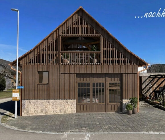 Umbau und Einbau Wohnung in „Obere Trotte“ Zünikon (Gemeinde Wiesendangen) Umbau und Einbau Wohnung in „Obere Trotte“ Zünikon (Gemeinde Wiesendangen)