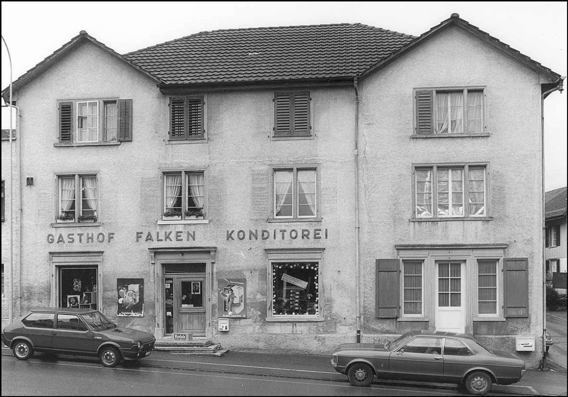 Ersatzneubau Falken 11-Familienhaus mit Gewerbe, Hauptstrasse, Aadorf (ehemals Restaurant Barone) (Komplettabbruch und Wiederaufbau historisches Gebäude im Dorfkern infolge Brandfall)